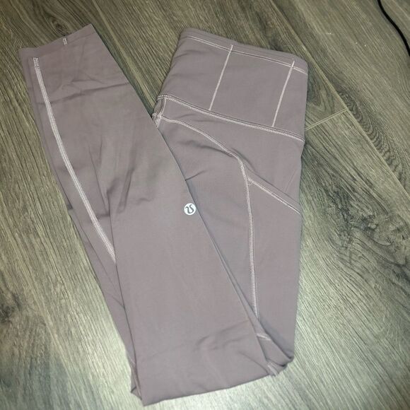 Lululemon Fast and Free Leggings Raw Hem, 4 - Picture 1 of 6